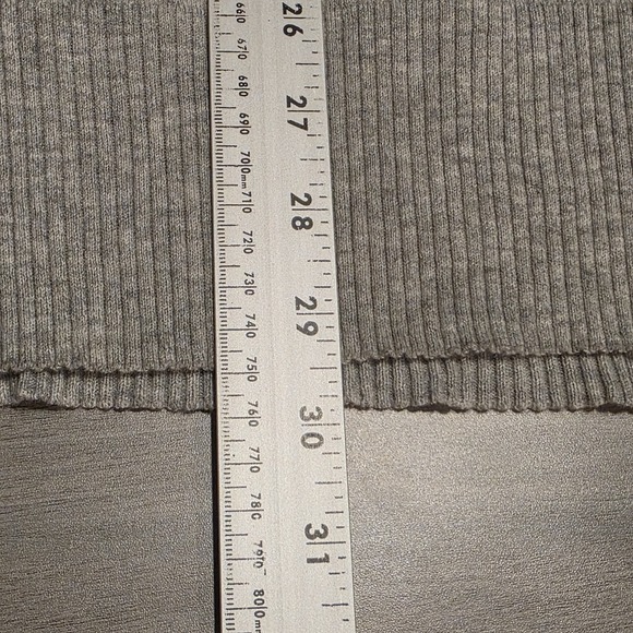 Eileen Fisher Sweater Womens Large Sequined V-neck Gray Organic Cotton/Cashmere - Picture 9 of 9